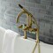 Aqua Vintage Deck-Mount Clawfoot Tub Faucet, Brushed Brass, Deck Mount AE8107DKL - alternate 3